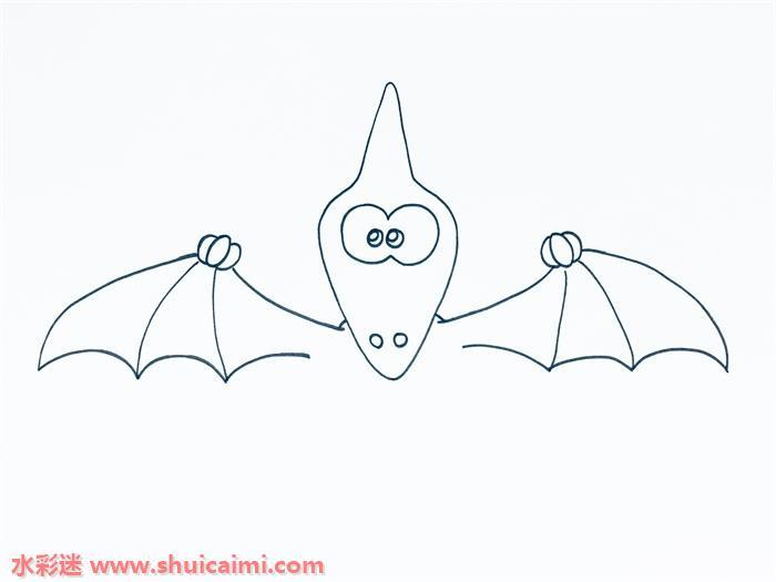 霸气翼龙怎么画 翼龙简笔画简单易画彩色