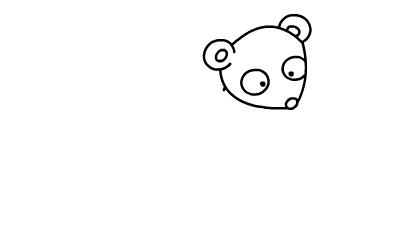 貂的简笔画怎么画 水貂简笔画