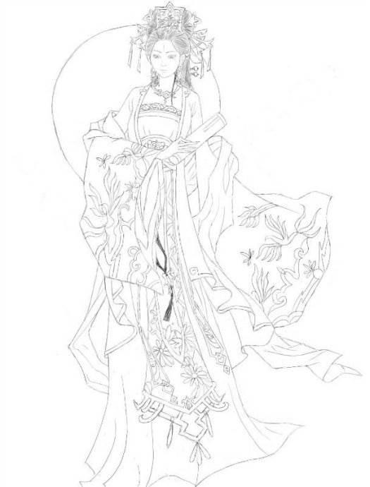 花神简笔画 花神简笔画大全