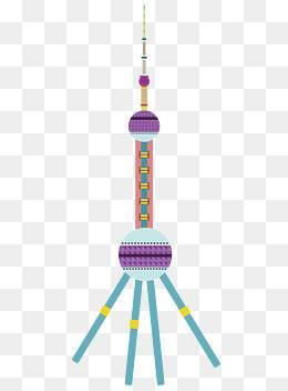 东方明珠简笔画 东方明珠简笔画手绘