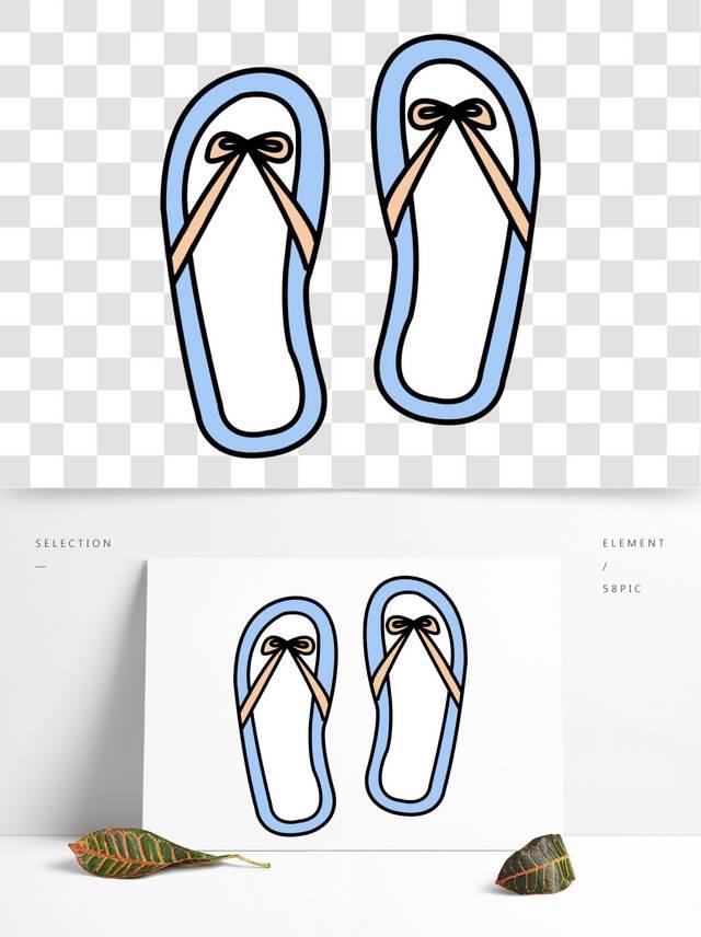 拖鞋简笔画 拖鞋简笔画图片