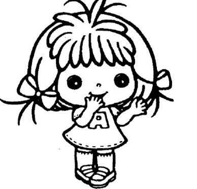 简笔画人物女孩可爱 简笔画人物女孩可爱全身