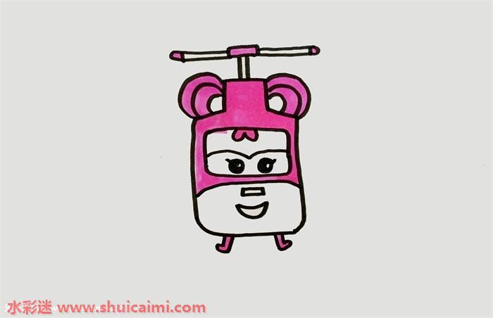 简单易学的小爱简笔画画法教程