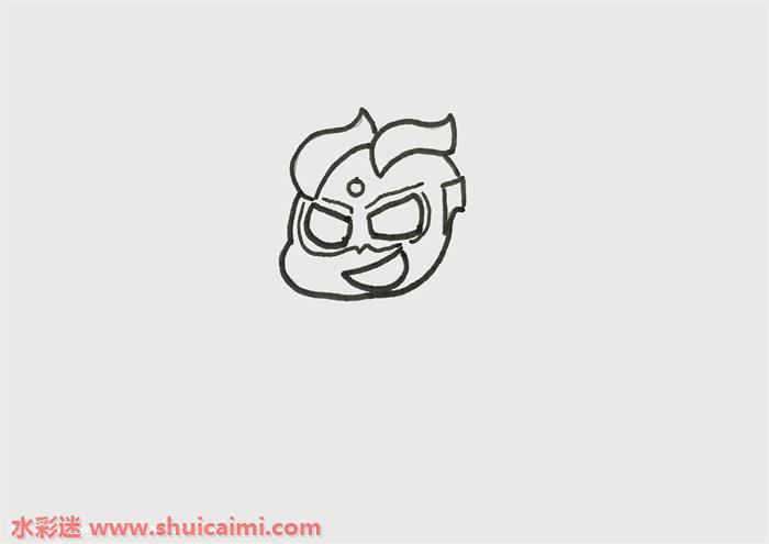 赛罗奥特曼怎么画 帅气赛罗简笔画简单