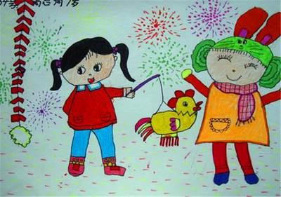 画一张过新年的绘画作品 画一张过新年的绘画作品怎么画