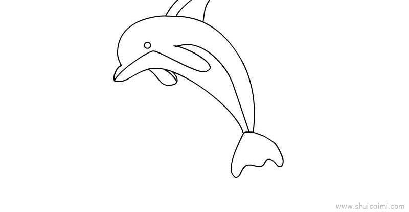 海洋鲸鱼儿童画怎么画 海洋鲸鱼简笔画好看