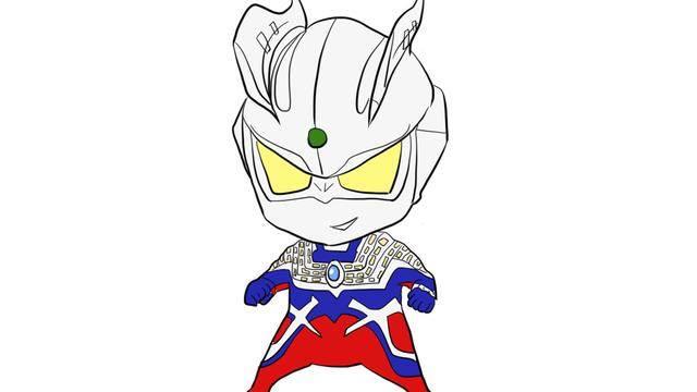 赛罗奥特曼简笔画图片大全 无限赛罗奥特曼简笔画图片大全