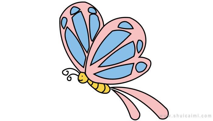 画蝴蝶简笔画怎么画 画蝴蝶简笔画图片