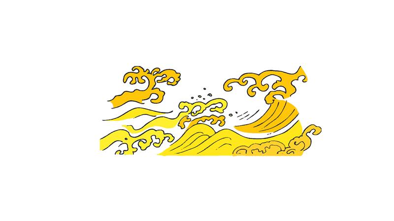 长江简笔画怎么画 长江简笔画步骤