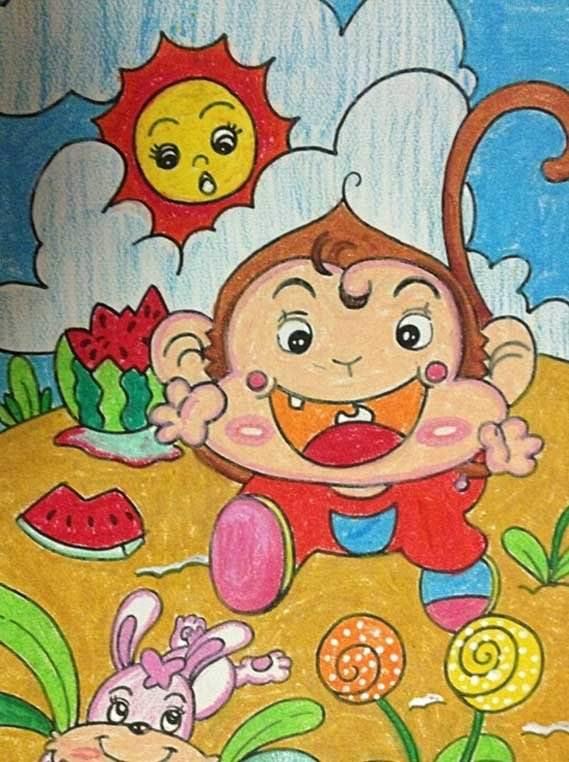 动物简笔画图片大全带颜色 卡通动物简笔画图片大全带颜色