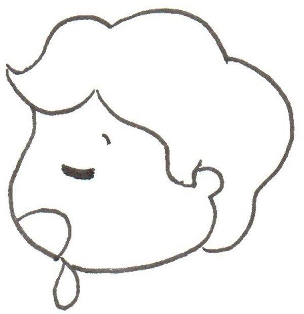 午睡的简笔画怎么画 午睡的简笔画图片