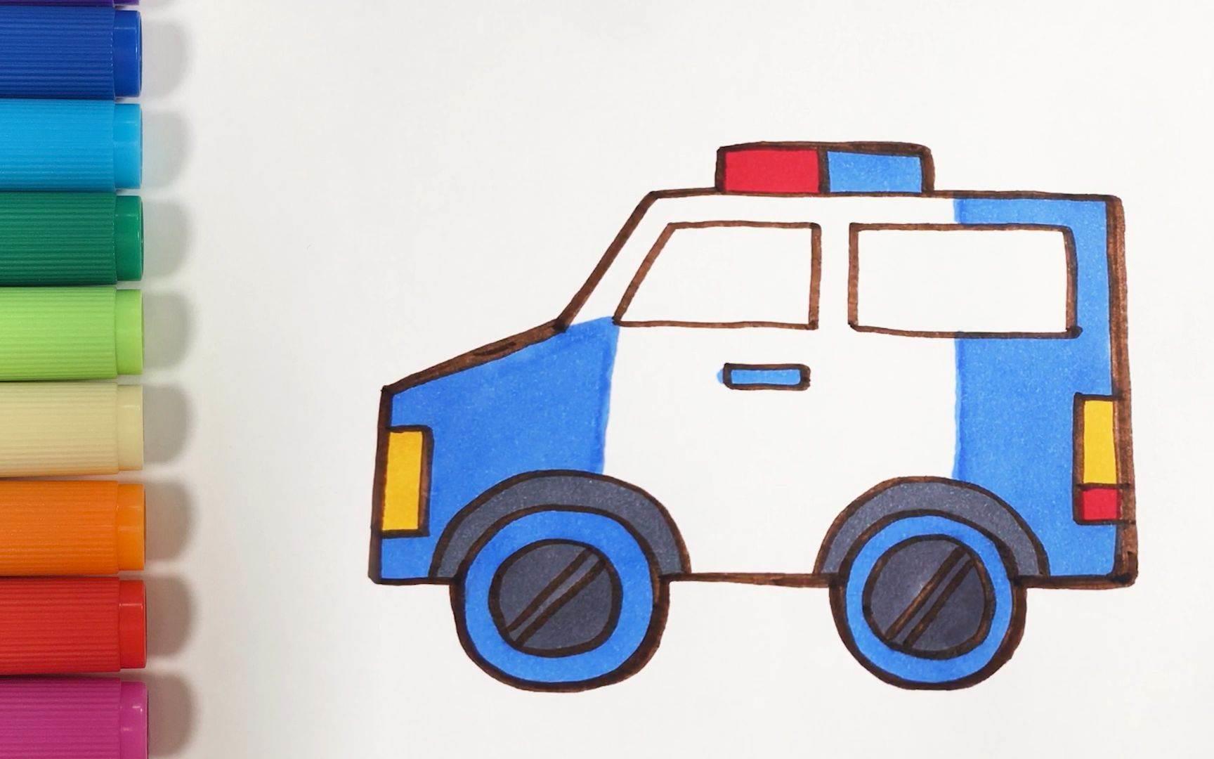 简笔画汽车的画法 简笔画汽车的画法简单