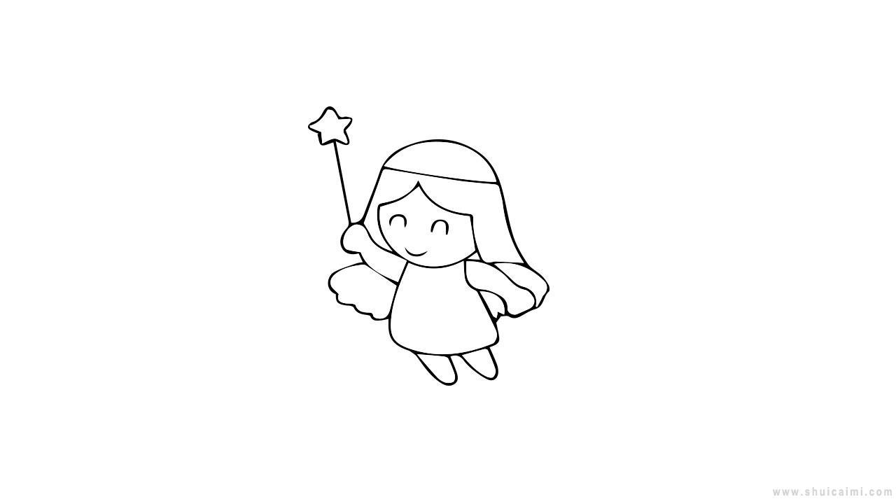 小天使简笔画怎么画 小天使简笔画好看