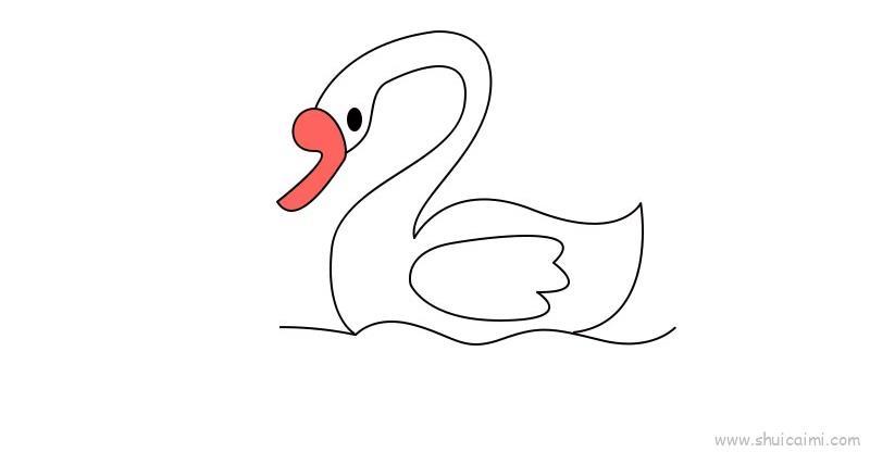 天鹅教程儿童画怎么画 天鹅教程简笔画好看