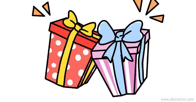 礼物盒儿童画怎么画 礼物盒简笔画简单又好看