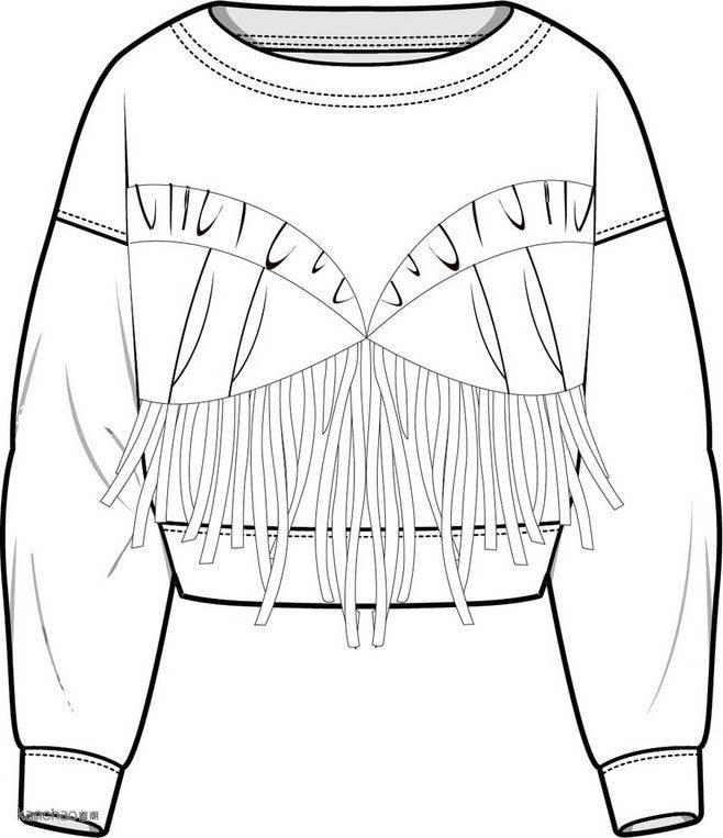 毛衣简笔画 毛衣简笔画彩色