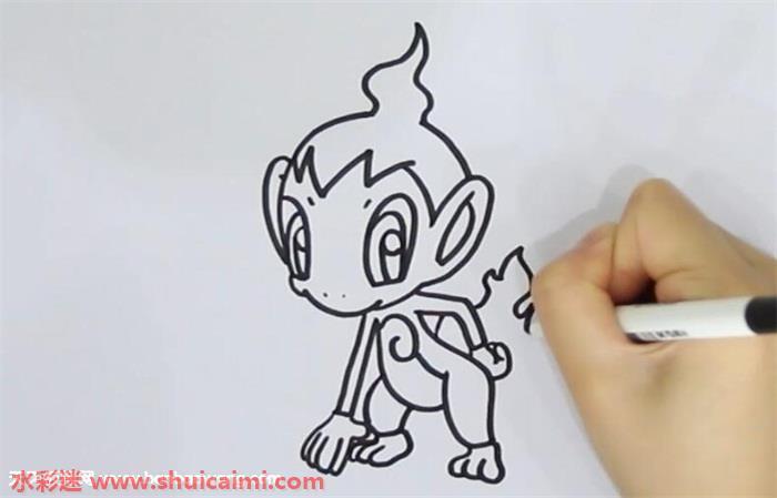 小火猴怎么画 小火猴简笔画图片