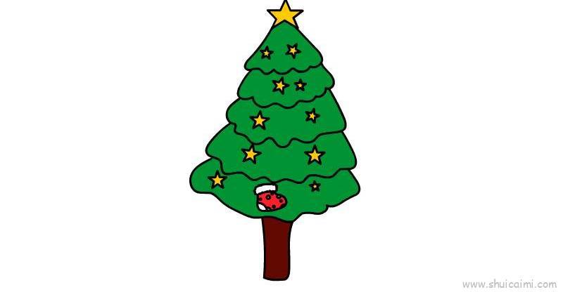 圣诞树儿童画怎么画 圣诞树简笔画画法