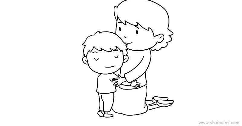 妈妈我爱你儿童画怎么画 妈妈我爱你简笔画简单