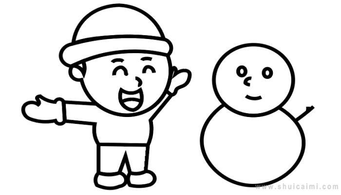 寒假生活简笔画怎么画 寒假生活简笔画图片大全