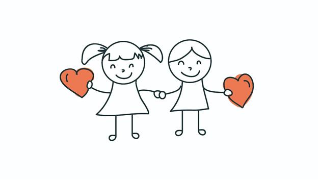 情侣小人简笔画怎么画 情侣小人简笔画顺序