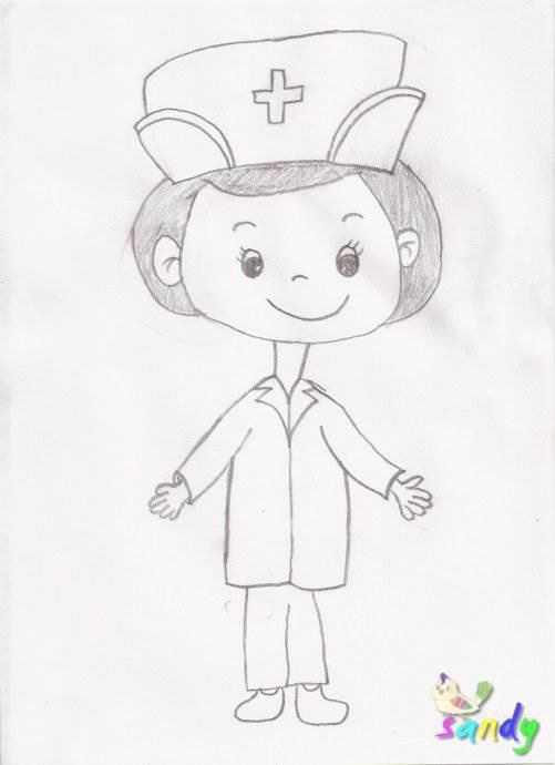 医生的简笔画图片大全 医生的简笔画图片大全带颜色