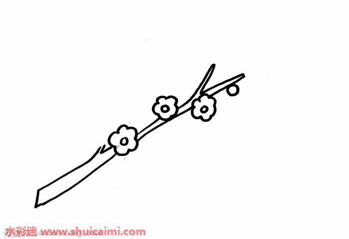 梅花怎么画 梅花简笔画简单彩色