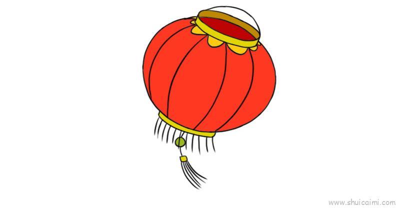 新春灯笼儿童画怎么画 新春灯笼简笔画简单