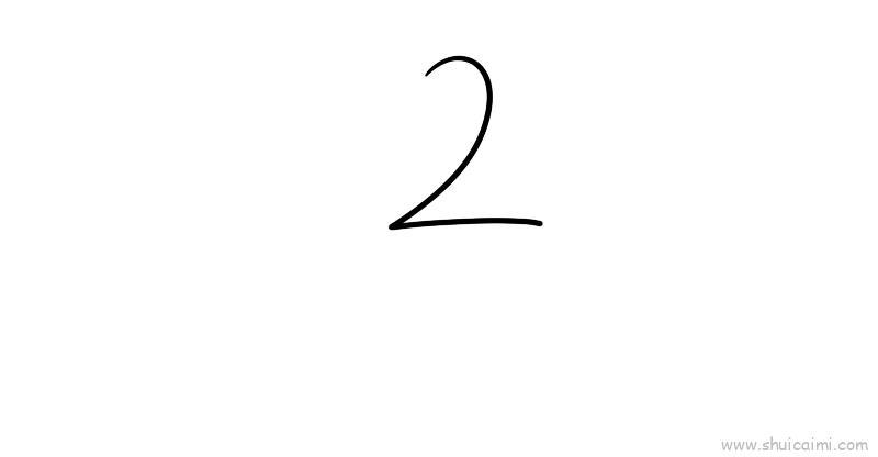 用数字画动物之天鹅儿童画怎么画 用数字画动物之天鹅简笔画画法