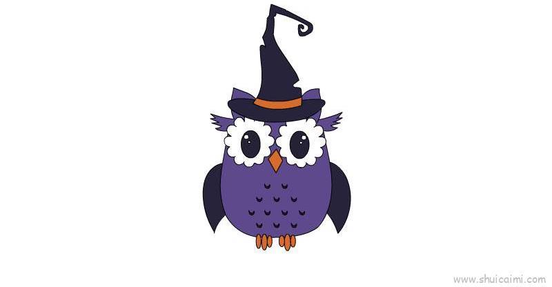 猫头鹰儿童画怎么画 猫头鹰简笔画图片大全