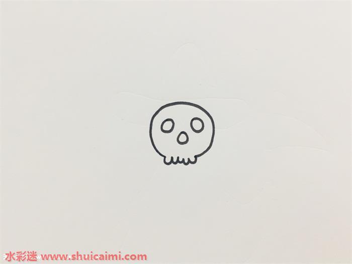 可爱又简单的死神简笔画步骤图解分享