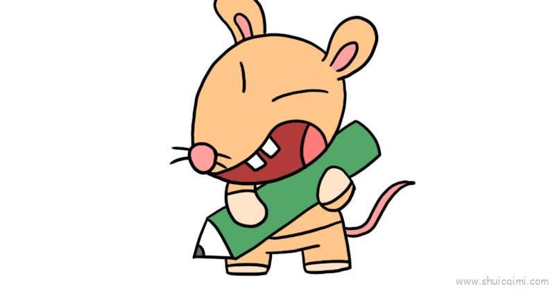 爱写字儿童画怎么画 爱写字简笔画简单