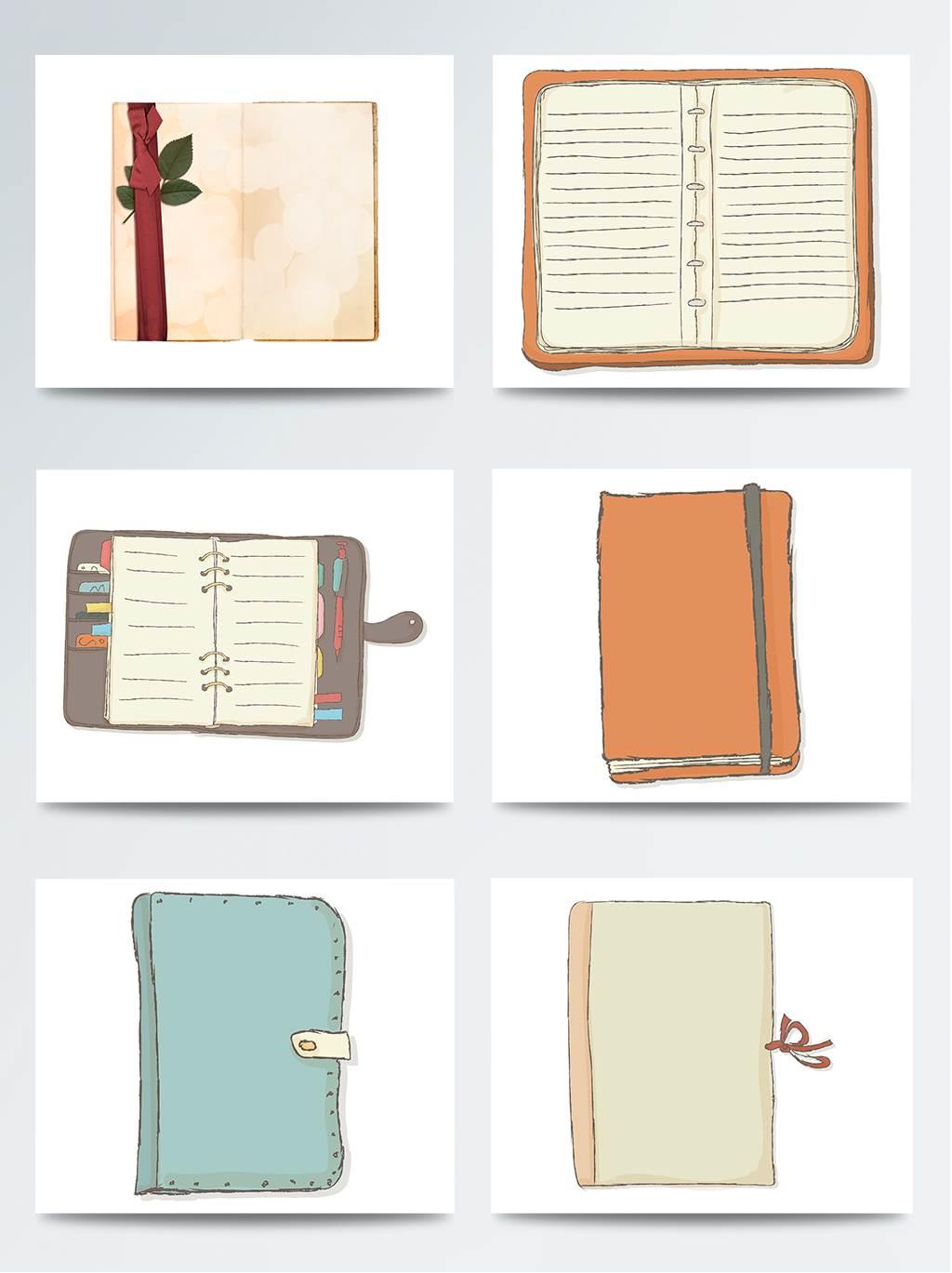 笔记本简笔画 笔记本简笔画彩色