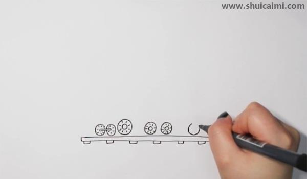 火车简笔画怎么画 火车简笔画图片大全