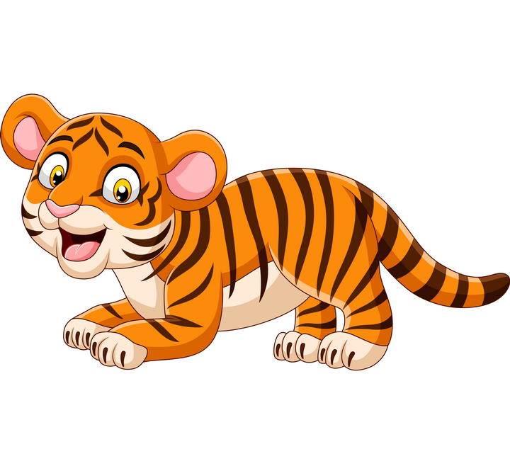 小老虎简笔画 小老虎简笔画可爱呆萌