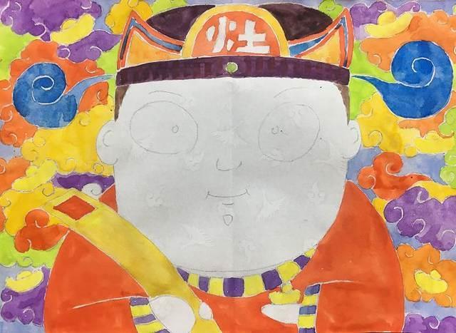 灶王爷简笔画怎么画 灶王爷简笔画怎么画