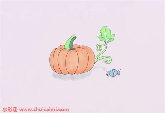 万圣节南瓜怎么画 南瓜简笔画漂亮卡通
