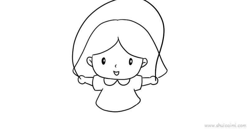 跳绳儿童画怎么画 跳绳简笔画图片大全