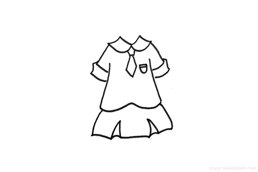 空白衣服简笔画 空白衣服设计图
