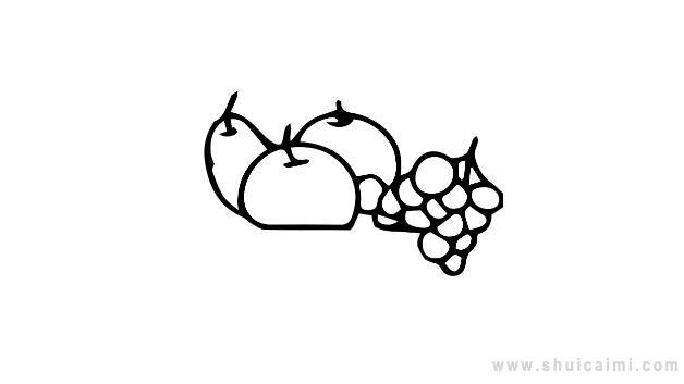 水果拼盘简笔画怎么画 水果拼盘简笔画顺序