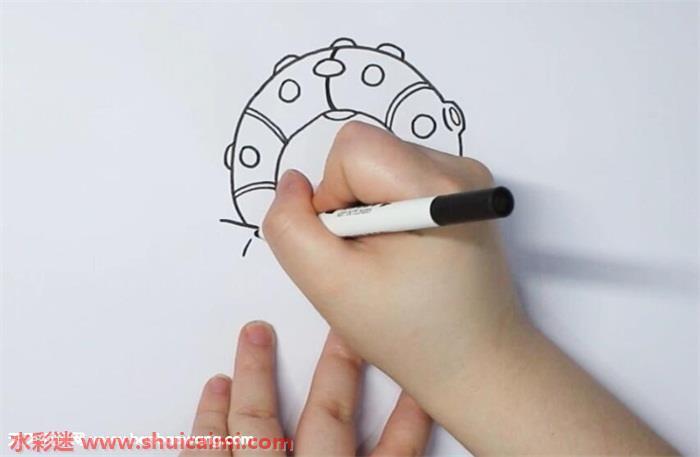 波尔凯尼恩怎么画 波尔凯尼恩简笔画步骤