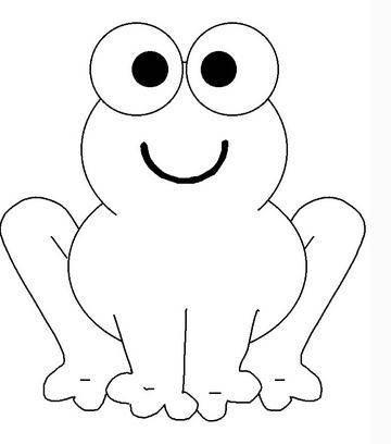 简笔画青蛙 青蛙简笔画带颜色