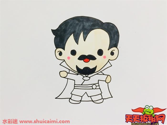复联4奇异博士怎么画 复联4奇异博士简笔画简单易画彩色