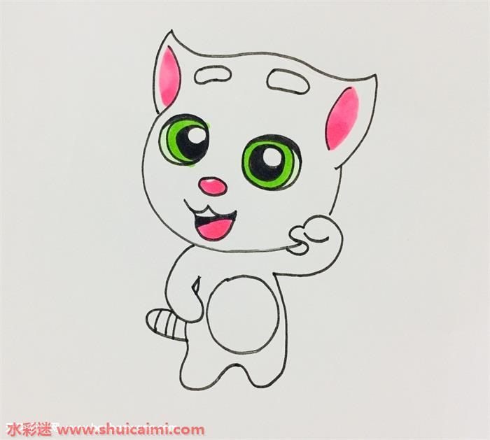 汤姆猫怎么画 汤姆猫简笔画漂亮