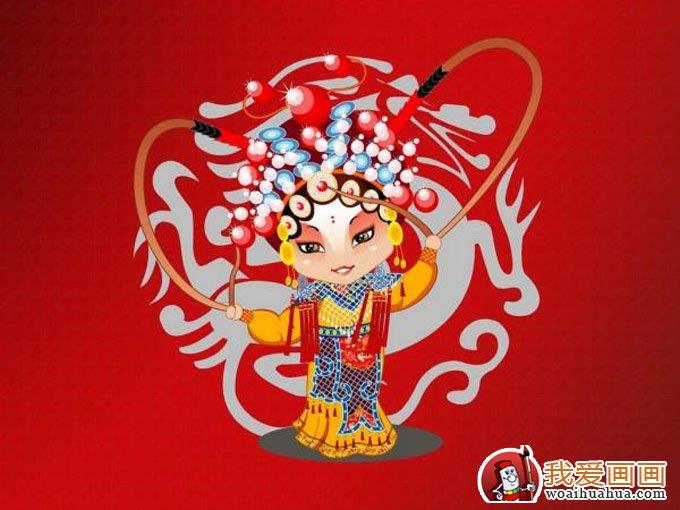 中国戏剧人物图片(旦角高清图片10P)简笔画怎么画 中国戏剧人物图片(旦角高清图片10P)简笔画顺序