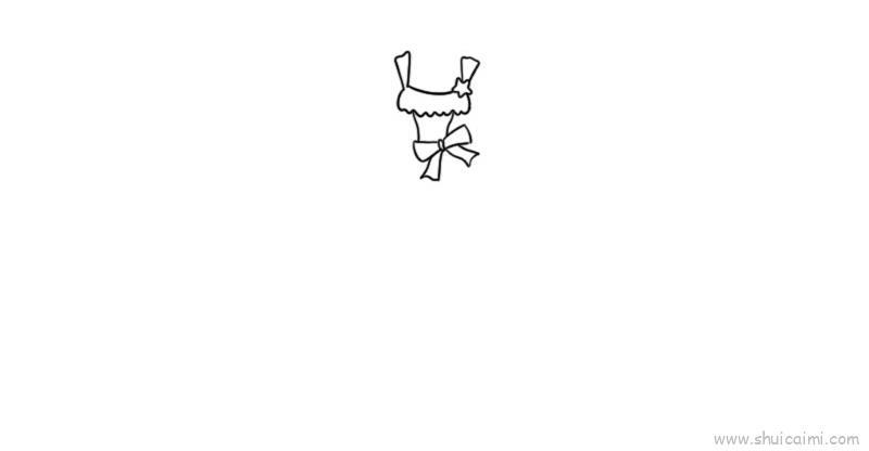 晚礼服儿童画怎么画 晚礼服简笔画图片