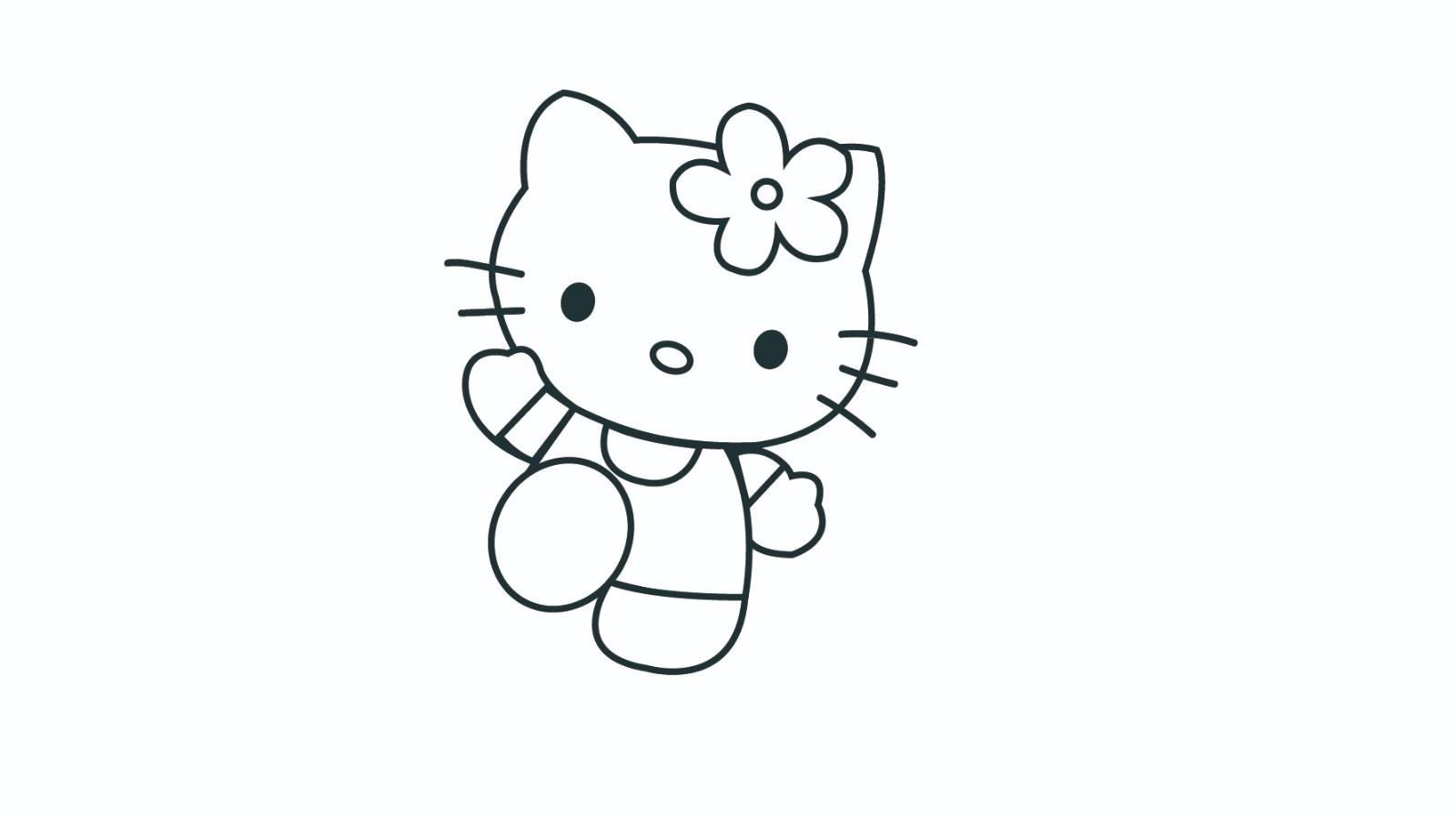 凯蒂猫简笔画怎么画 凯蒂猫简笔画好看