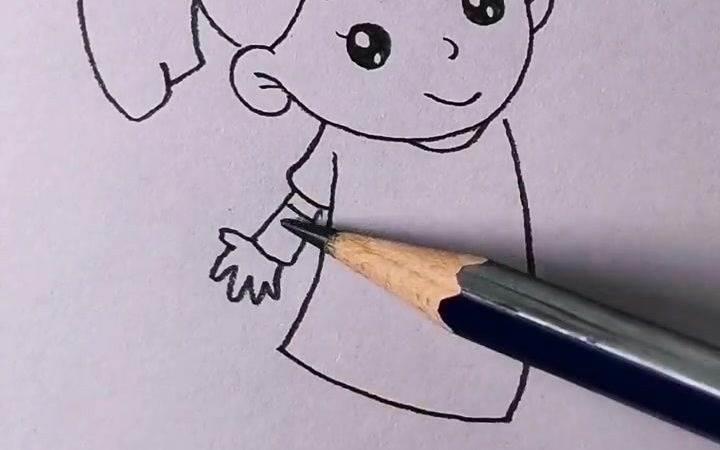 开心简笔画 开心简笔画图片