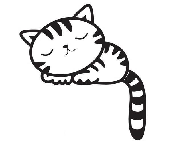 小猫咪简笔画 小猫咪简笔画图片大全