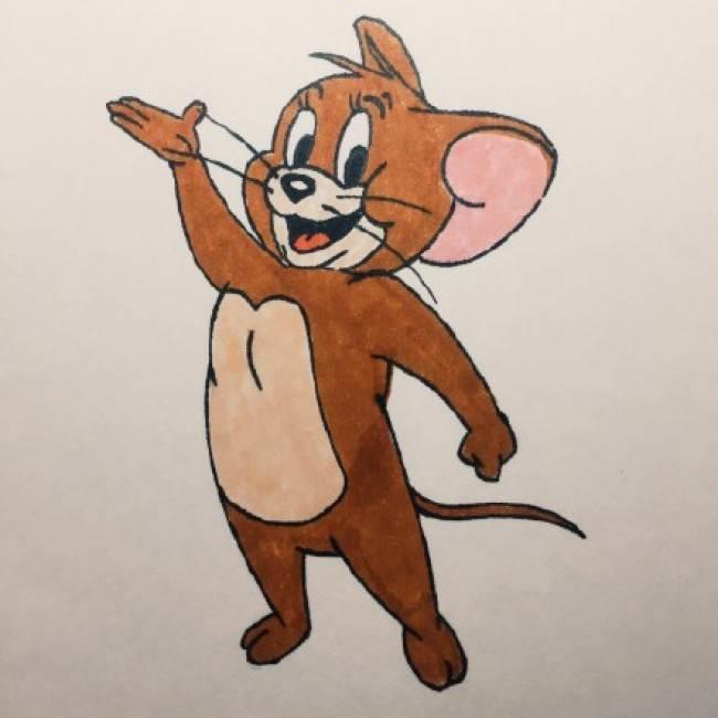 猫和老鼠简笔画 猫和老鼠简笔画图片